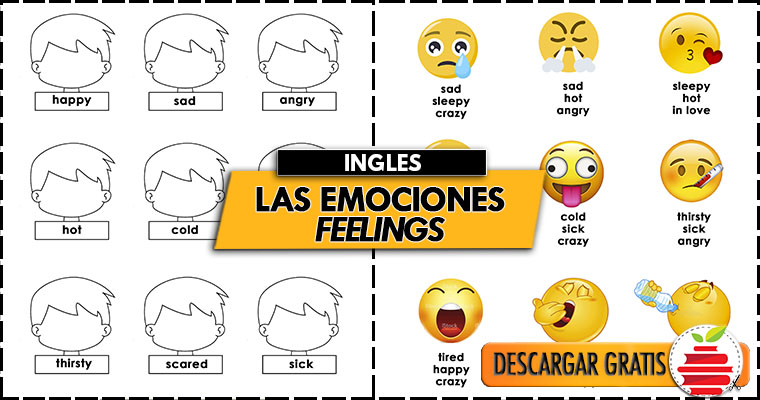 Feelings For Children in English & Spanish Song, Emociones Estados de Animo  Para Niños - YouTube