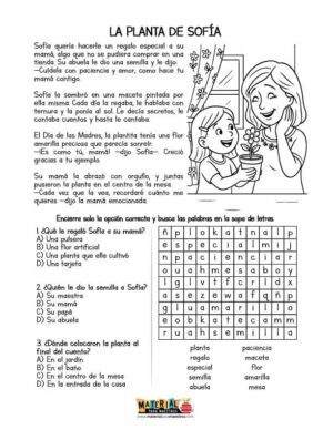 Lecturas del Día de las Madres para trabajar la comprensión lectora ...