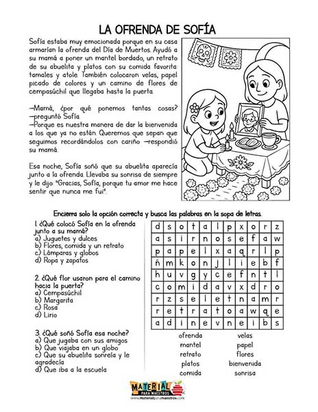 Lecturas del dia de muertos